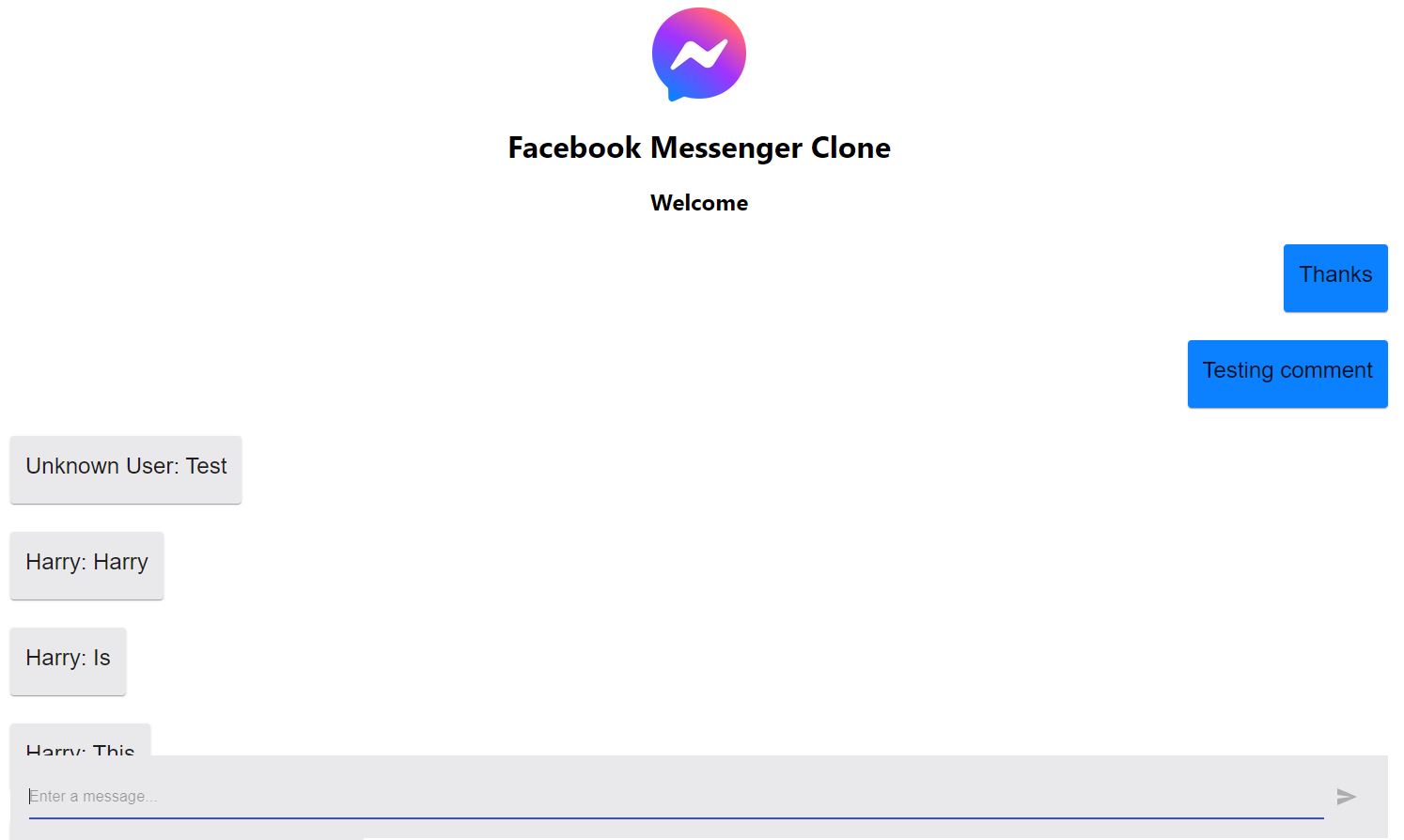 facebook-messenger-clone